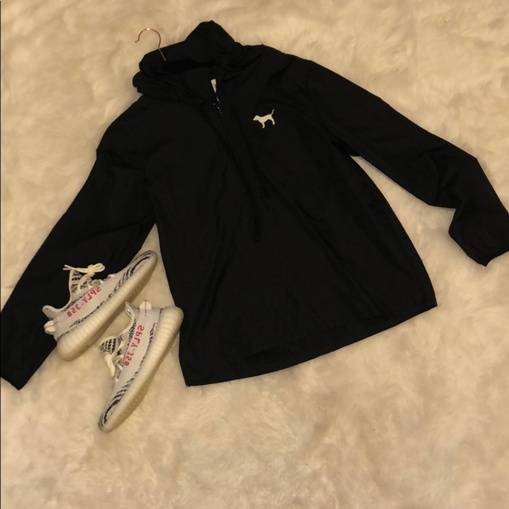 Victoria’s Secret windbreaker black and white